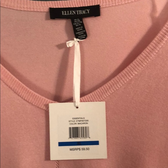 Nice new pink sweater high low. - Picture 2 of 2